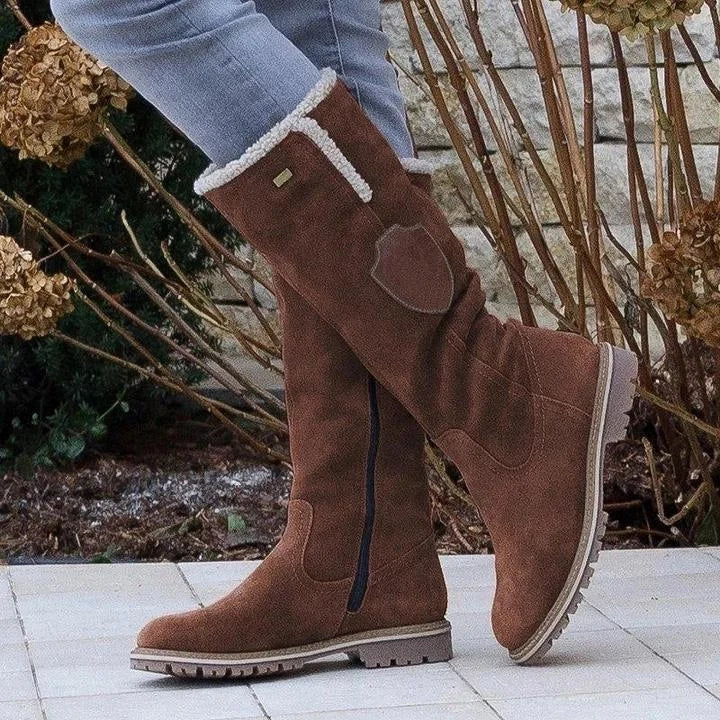 Samira | Damen Schneestiefel mit hohe Reißverschluss