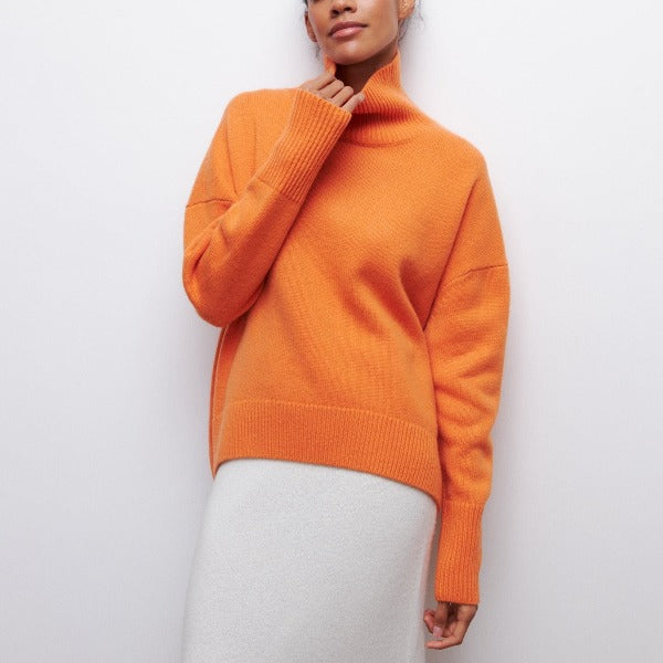 Carolin | Damen Rollkragenpullover