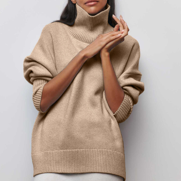 Carolin | Damen Rollkragenpullover